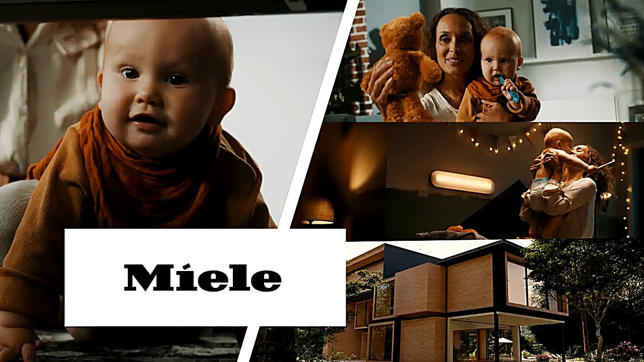 Cineastisches Standbild aus dem Werbefilm für Miele